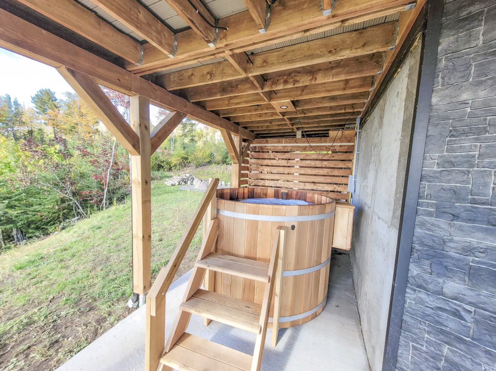 Bain nordique extérieur